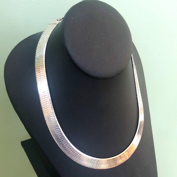 Jewelry 16 11mm Herringbone Sterling Silver Necklace 45g Poshmark